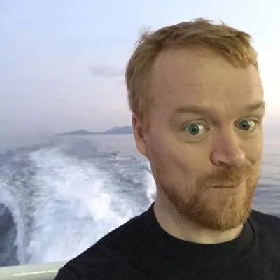 jesper ahrentz owner of ocean sound koh tao on the lomprayah ferry