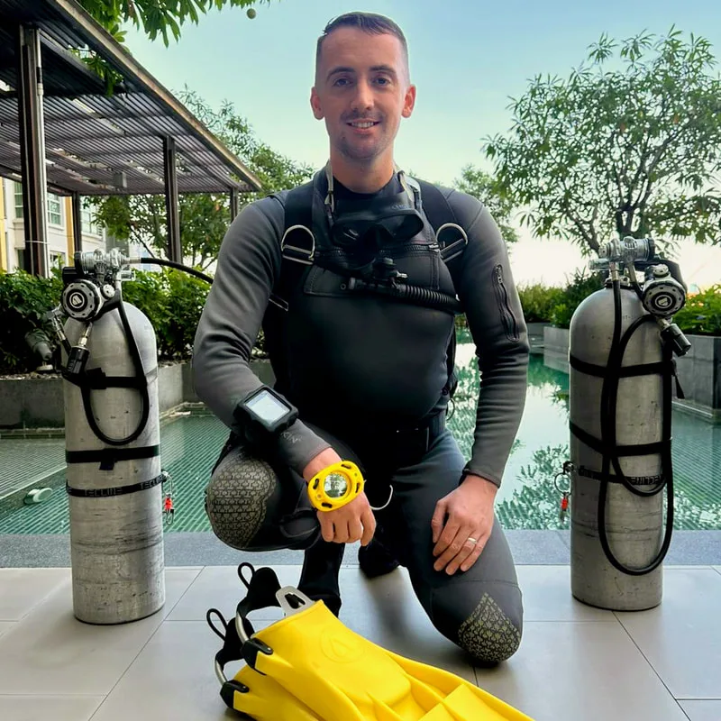 Harris, Koh Tao PADI dive instructor