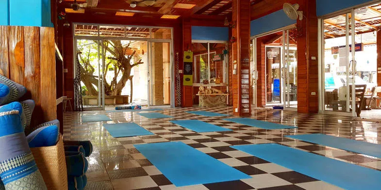 ocean sound yoga studio interior